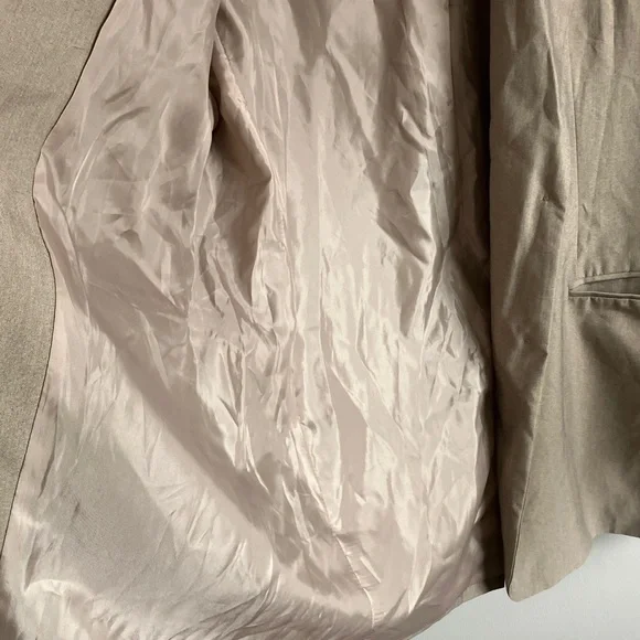 OAK + FORT Beige Single-Breasted Blazer - Picture 11 of 13